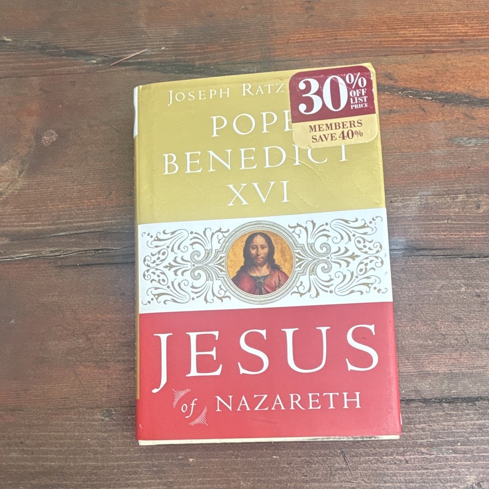 Joseph Ratzinger Jesus of Nazareth Hardcover w/ Dust Jacket English Christianity